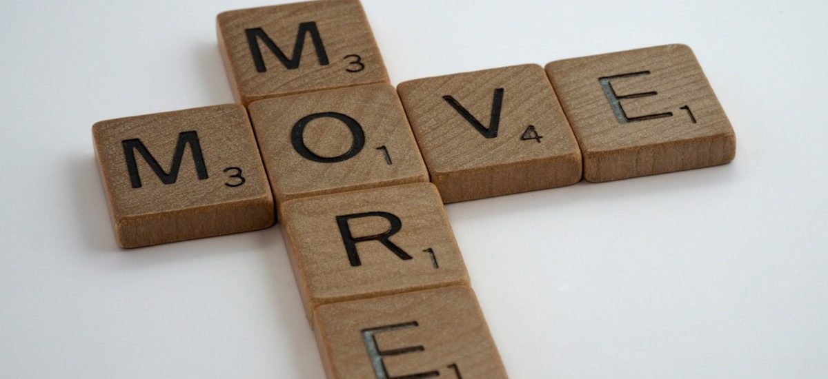 scrabble, scrabble pieces, lettering, letters, wood, scrabble tiles, white background, words, quote, move more, move, more, exercise, health, healthy lifestyle, step out, walk, get out of your seat, stop sitting, lazy, couch potato,

